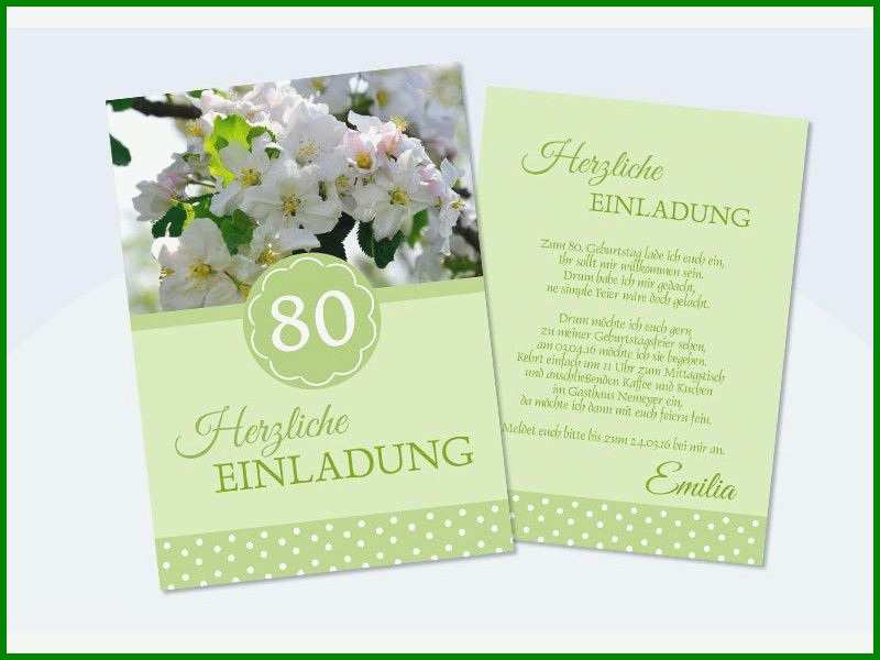 Größte Einladung 80 Geburtstag Vorlage Kostenlos Einladung 433753