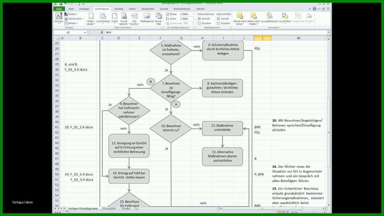 Original Workshop Flussdiagramme Mit Microsoft Excel 172706