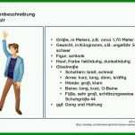 Beste Personenbeschreibung Grundschule Vorlage 736x552