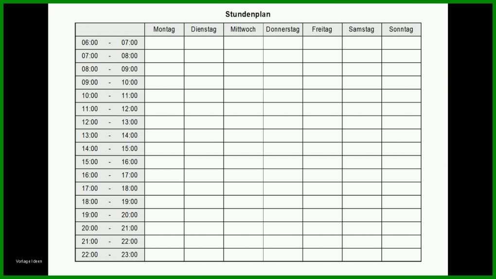 Beeindruckend Trainingsplan Leere Vorlage 1280x720