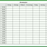 Beeindruckend Trainingsplan Leere Vorlage 1280x720