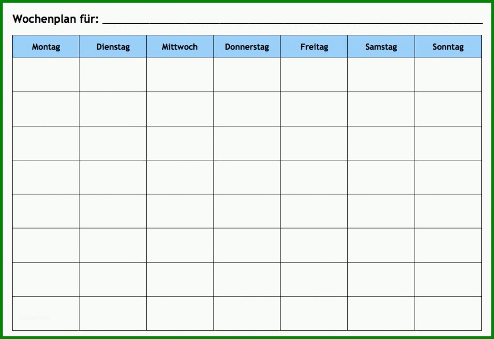 Wunderbar Wochenplan Kinderkrippe Vorlage 1063x729