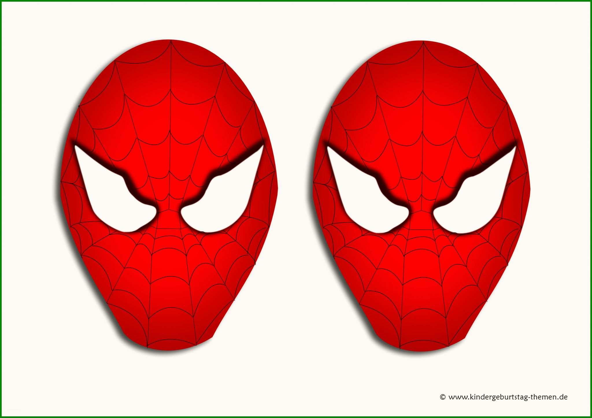 Spiderman maske basteln vorlage vorlage ideen