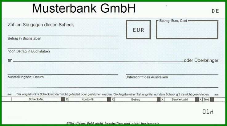 Limitierte Auflage Scheck Vorlage 1184x656