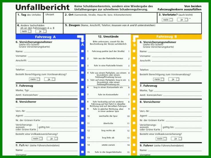 Bestbewertet Unfallbericht Vorlage Schule 784x588