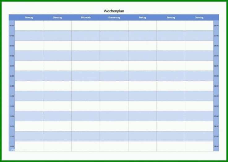 Erstaunlich Wochenplan Kinderkrippe Vorlage 859x608