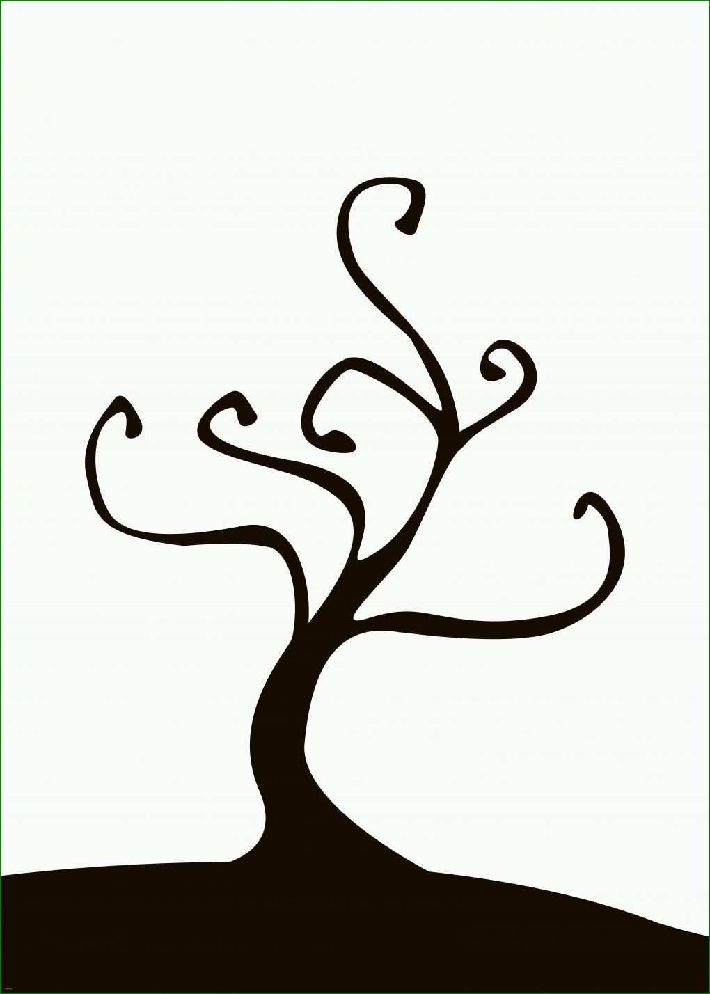 Moderne Fingerprint Baum Vorlage 6327x8858
