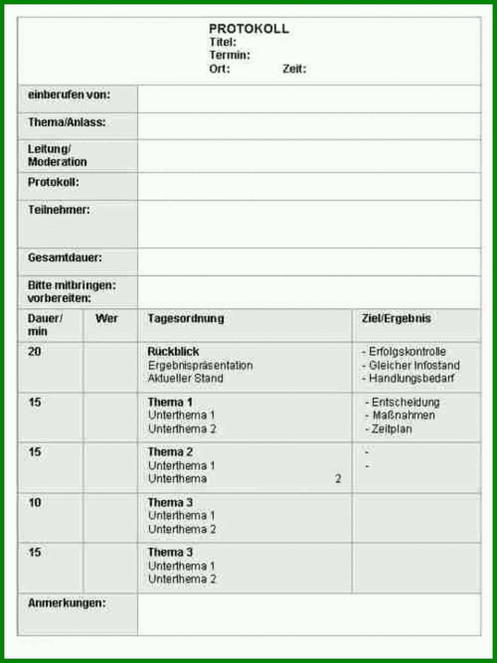 Exklusiv Ergebnisprotokoll Vorlage 1031x1375