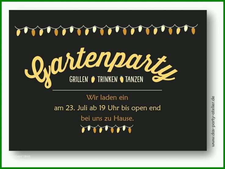 Faszinierend Einladungskarten Gartenparty 281234 Vorlage Ideen