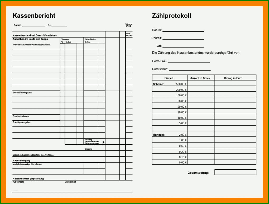 Am Beliebtesten Kassenbuch Vorlage Handschriftlich 1620x1228