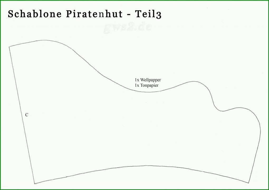 Spezialisiert Piratenhut Vorlage 3516x2479