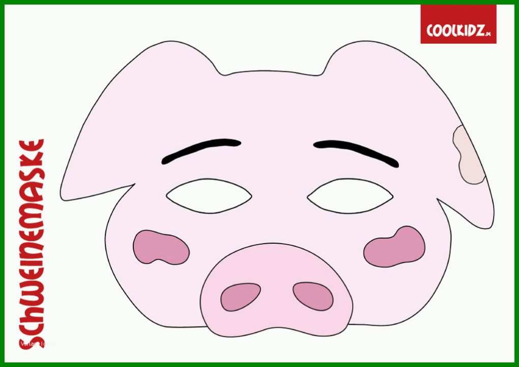 Ausgezeichnet Vorlage Tiermaske 1024x724