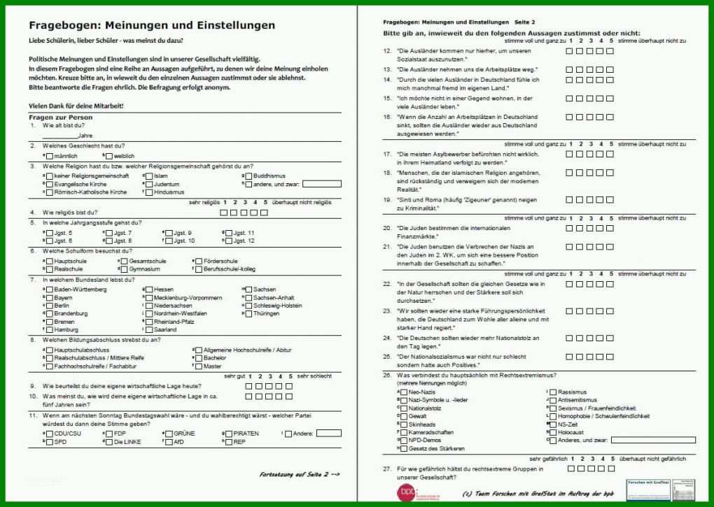 Limitierte Auflage Fragebogen Vorlage 1187x844