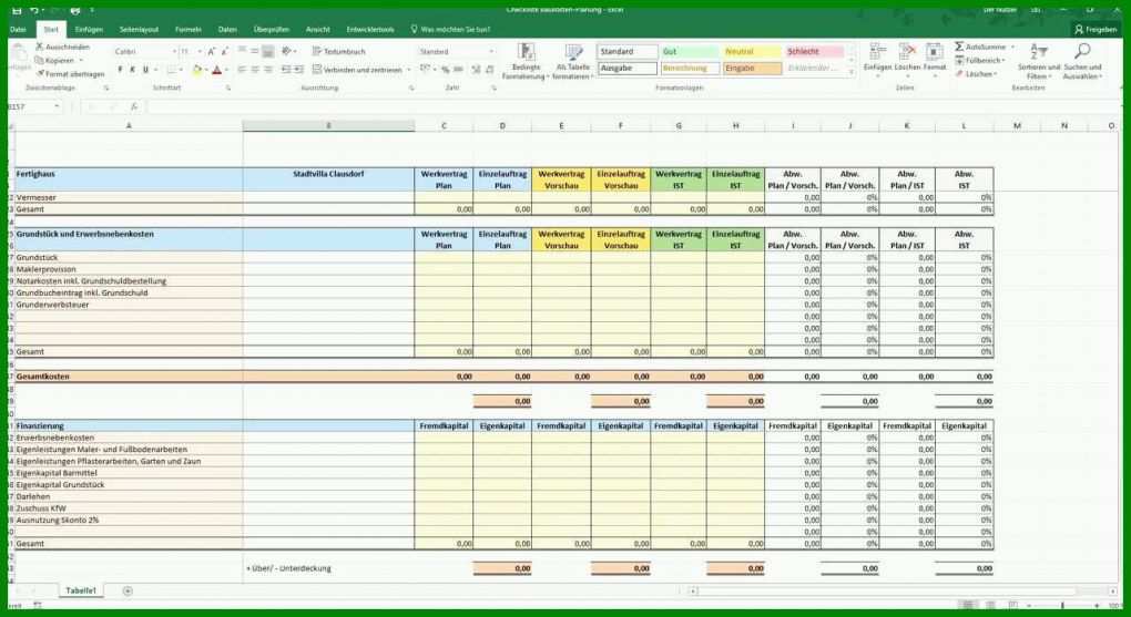 Erstaunlich Liquiditätsplanung Excel Vorlage 1280x699