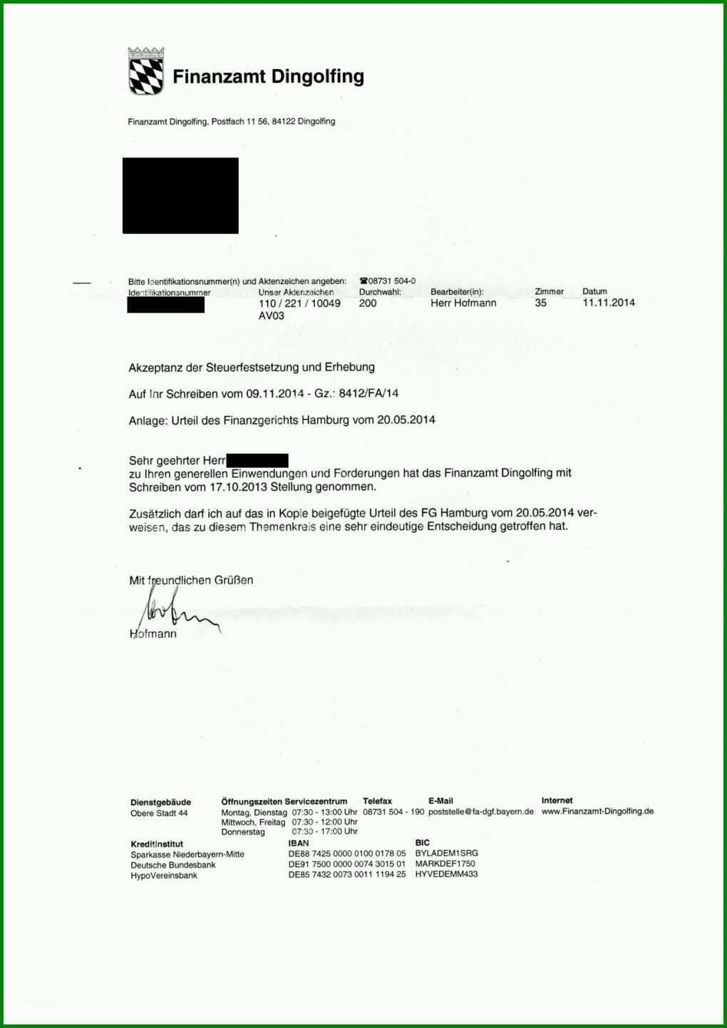 Bemerkenswert Vorlage Rückerstattung Brief 1240x1754