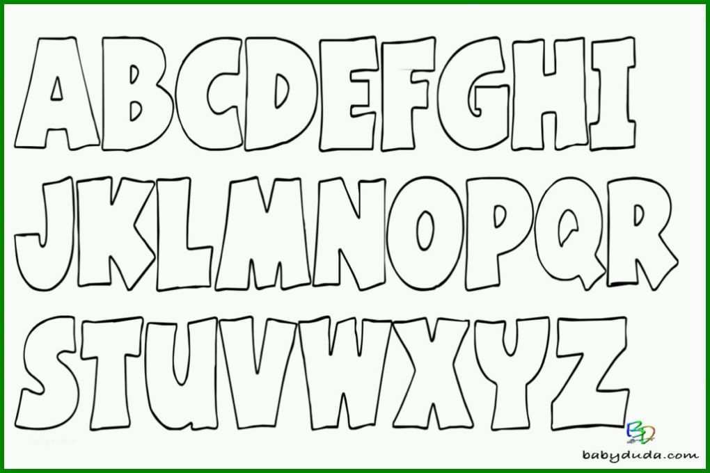 Kreativ Buchstaben Vorlagen Zum Ausdrucken 1024x683