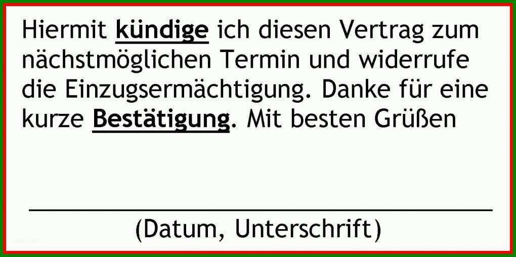 Ideal Kündigung Für Versicherung Vorlage 1519x756