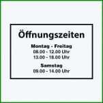 Moderne öffnungszeiten Schild Vorlage 1024x1024