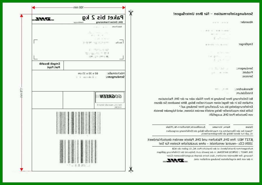 Ungewöhnlich Vorlage Paketaufkleber 10 130676