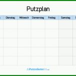 Kreativ Putzplan Vorlage Zum Ausdrucken 1000x705