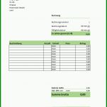 Sensationell Rechnung Excel Vorlage 708x1003