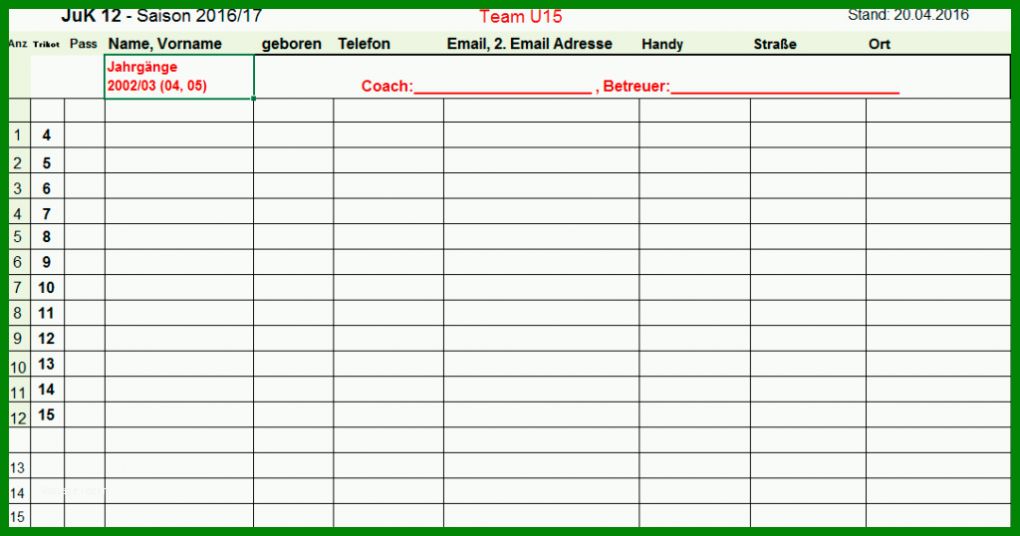 Bestbewertet Adressliste Vorlage 1024x538