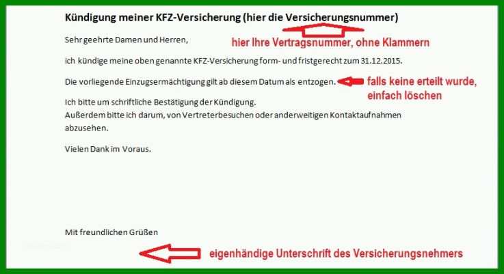 Außergewöhnlich Kfz Versicherung Kündigen Bei Verkauf Vorlage 816x444