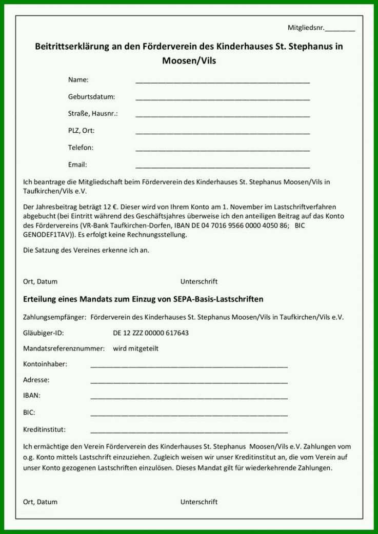 Limitierte Auflage Spendenquittung Verein Vorlage 800x1131