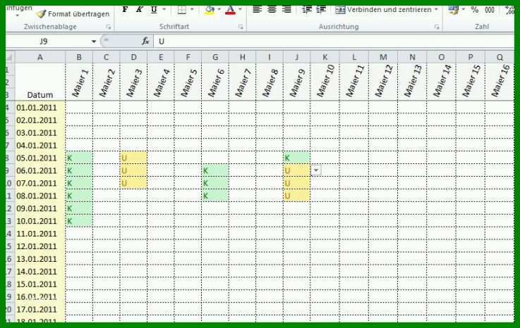Wunderschönen Vorlage Tabelle Excel 822x520