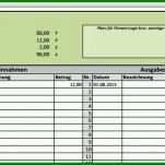 Sensationell Kassenbuch Excel Vorlage 762x400