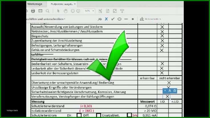 Limitierte Auflage Prüfprotokoll Vde 0701 Vorlage 1280x720