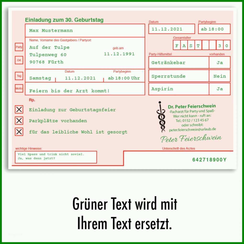 Wunderbar Arzt Rezept Vorlage Pdf 1200x1200