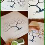 Fantastisch Fingerprint Baum Vorlage 746x1015