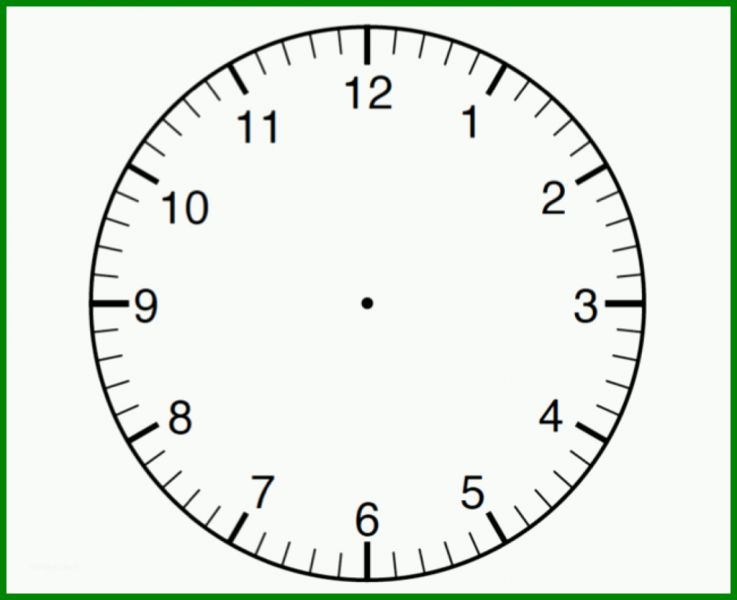 Fabelhaft Uhr Zum Selber Basteln Uhr Vorlage Zum Ausdrucken 883206