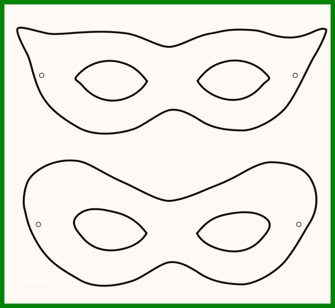 Kinder Fasching Maske – 22 Ideen Zum Basteln &amp; Ausdrucken Teil Der Vorlage Masken Basteln