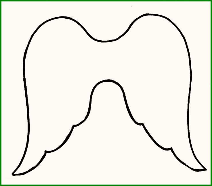 Vorlagen Engelsflügel Basteln - Vorlage Ideen