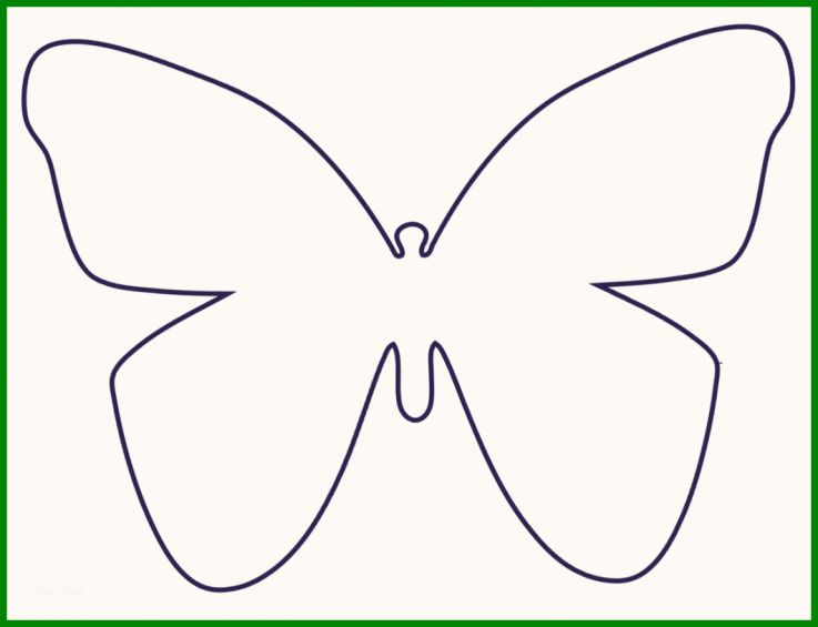 Druckvorlage Schnittmuster Schmetterlinge Teil Der Vorlagen Für Schmetterlinge Zum Basteln