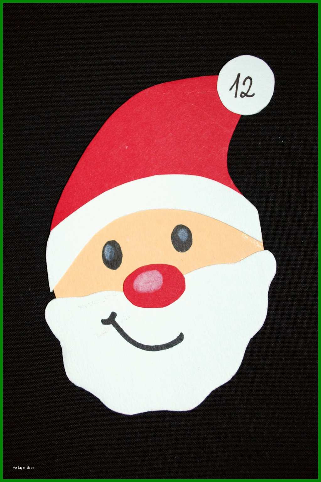 Weihnachtsmann Basteln Vorlage - Sternzeichenkrebsmann