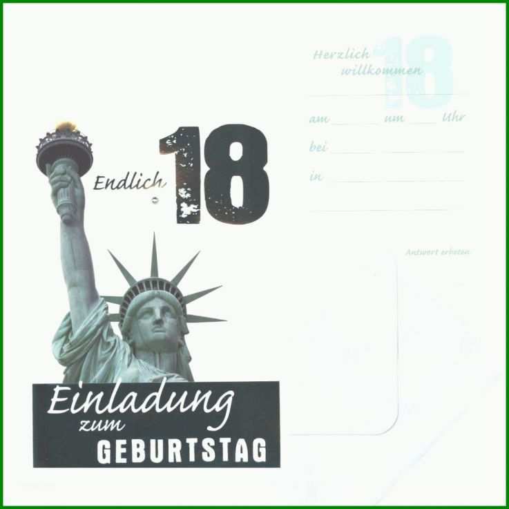 Erstaunlich 18 Geburtstag Einladung Vorlagen Kostenlos 1000x1000