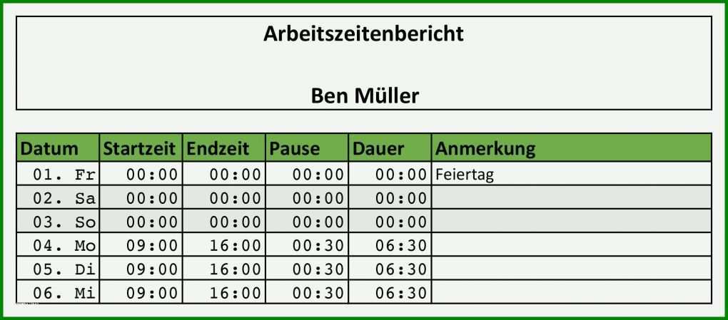 Moderne Datev Zeiterfassung Mitarbeiter Vorlage 2046x901