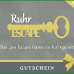 Sensationell Escape Room Gutschein Vorlage 1240x875