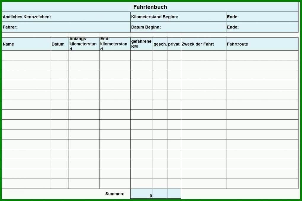 Atemberaubend Fahrtenbuch Vorlage Finanzamt Pdf 1404x936