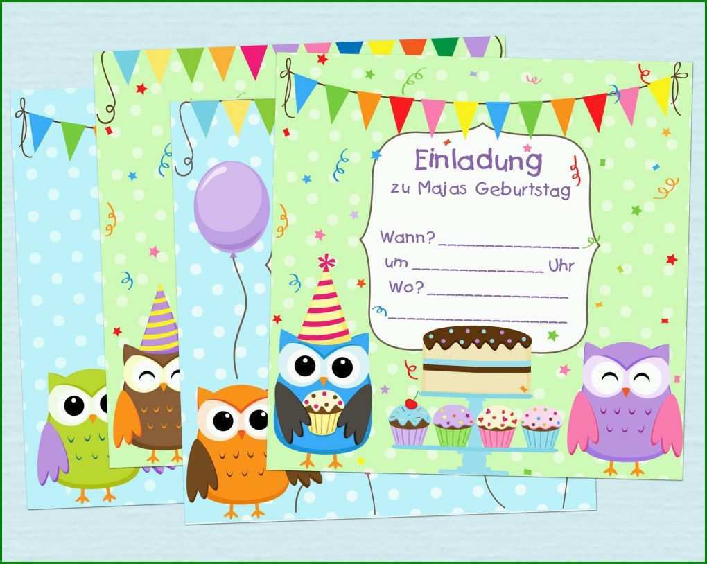 Staffelung Kindergeburtstag Einladung Vorlage 2000x1597